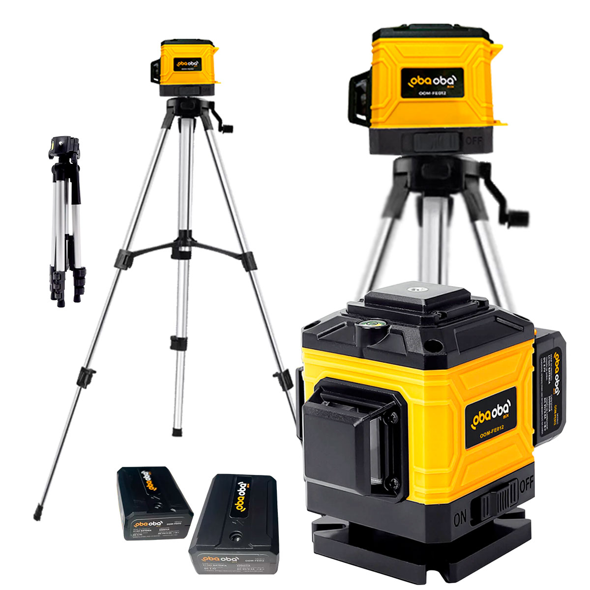 kit nível laser 3d oom-kit002 com tripé