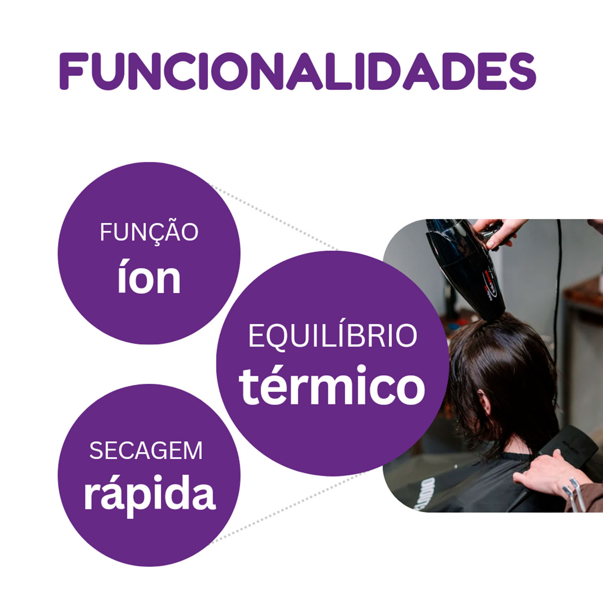 secador de cabelo profissional