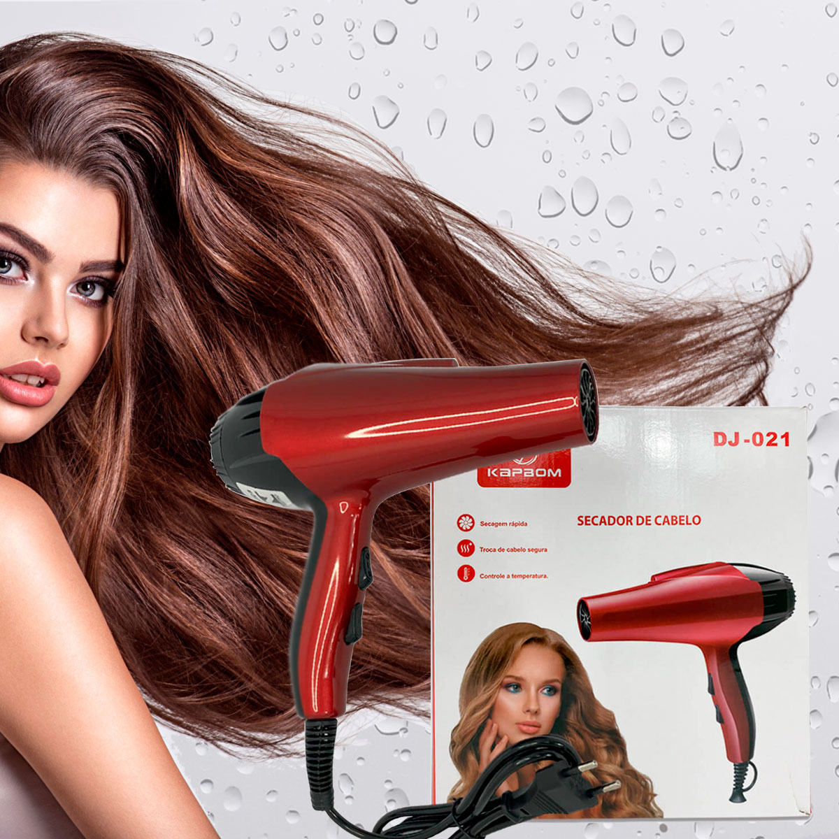 secador de cabelo profissional