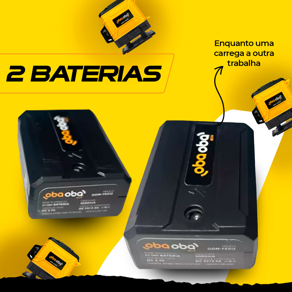 kit nível laser 3d oomkit003 com tripé